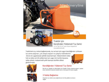 Salzstreuer, Zustand - NEU GALEN Salt Spreader for tractor: das Bild 1
