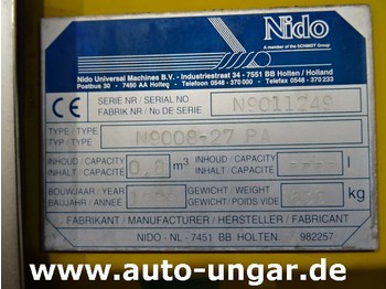 Salzstreuer für Kommunal-/ Sonderfahrzeug Schmidt Nido 90 Bandstreuer Radnabenantrieb edelstahl intern 180: das Bild 4