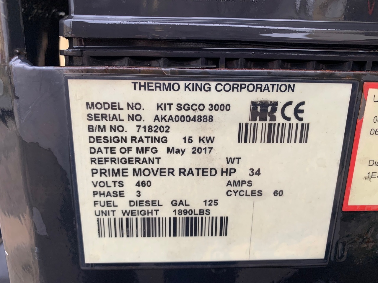 Kühlaggregat für Seecontainer THERMO KING SG 3000: das Bild 5