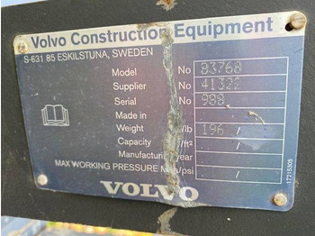 Volvo L 60 L 120 Palettengabel / FORKS (99001747) - Gabel für Baumaschine: das Bild 3