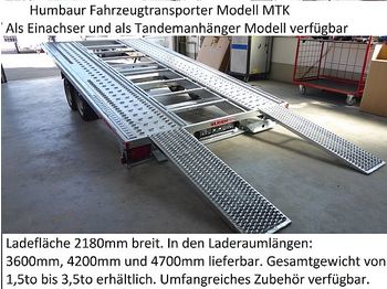 Autotransporter Anhänger Humbaur - MTK183622 Fahrzeugtransporter Autotransporter