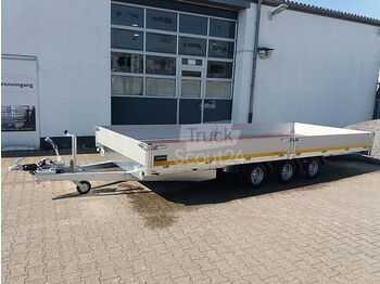  Eduard - Multitrailer Tridem 3500kg 556x220cm Alurampen - Baumaschinenanhänger