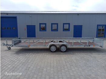 Pritschenanhänger/ Plattformanhänger, Zustand - NEU Carro przyczepa dłużyca ramowa 612x123 cm long trailer 6m: das Bild 2