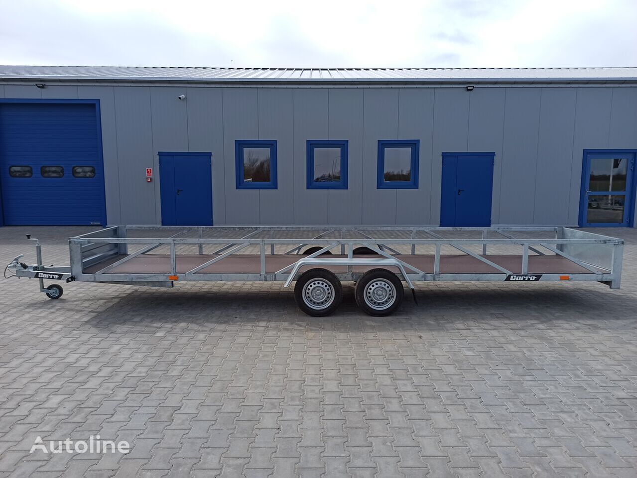 Pritschenanhänger/ Plattformanhänger, Zustand - NEU Carro przyczepa dłużyca ramowa 612x123 cm long trailer 6m: das Bild 2