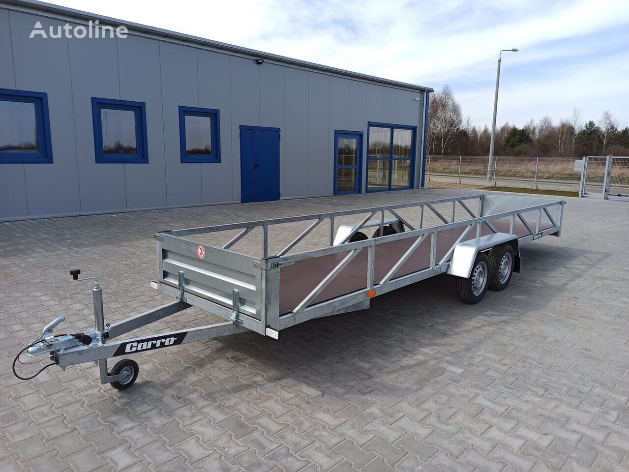 Pritschenanhänger/ Plattformanhänger, Zustand - NEU Carro przyczepa dłużyca ramowa 612x123 cm long trailer 6m: das Bild 3