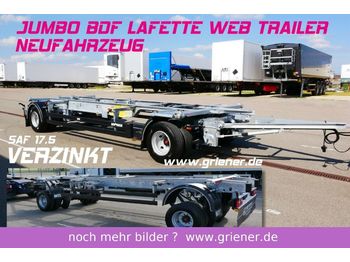 Web-Trailer JUMBO / MAXI BDF 7,15/7,45 LAFETTE 960 mm höhe  - Container/ Wechselfahrgestell Anhänger