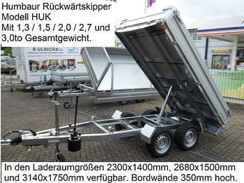 Kipper Anhänger Humbaur - HUK272715 Rückwärtskipper Elektropumpe