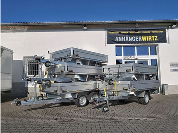  Wm Meyer - HLNK 1523/141 1500kg Metallboden Aluwände - Kipper Anhänger