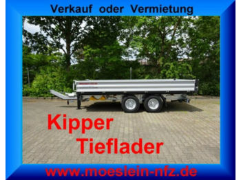 Kipper Anhänger, Zustand - NEU Möslein TTD11 Silber Tandem Kipper Tieflader -- Neufahrz: das Bild 1