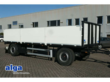 Pritschenanhänger/ Plattformanhänger Fellechner, 7.300mm lang, SAF, Scheibe, Baustoff