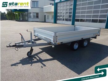 HUMER Zentralachsanhänger P310 Ladeplateau, Stützenn - Pritschenanhänger/ Plattformanhänger