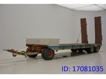GHEYSEN&VERPOORT LOWBED Drawbar trailer - Tieflader Anhänger