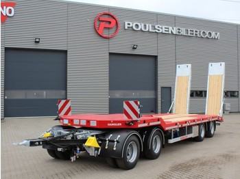 Hangler 4-axle machinery trailer 2.800mm ramps - Tieflader Anhänger