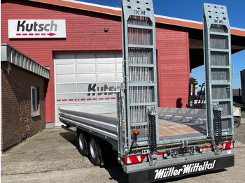 Müller-Mitteltal ETÜ-TA-R 14,4 Tieflader, verzinkt, 2LED  - Tieflader Anhänger
