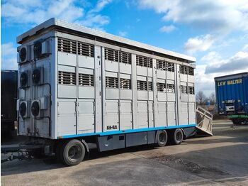 KABA  3 Stock ausfahrbares Dach  - Tiertransporter Anhänger