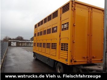 Menke 3 Stock  Vollalu Typ 2  - Tiertransporter Anhänger