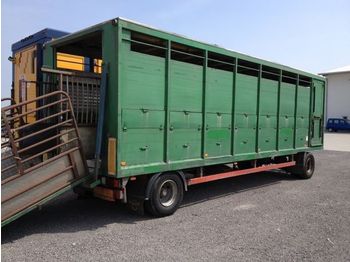Menke Einstock 8,20m kleine Räder  - Tiertransporter Anhänger