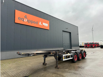 Burg 20FT/3-axles, empty weight: 3.400kg, SAF INTRADISC, ADR (EXII, EXII, FL, AT), NL-Chassis - Container/ Wechselfahrgestell Auflieger