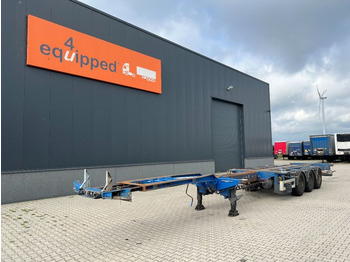 Pacton 45FT HC multi (3x extendable), 1x liftaxle, SAF+discbrakes, NL-chassis, APK: 06/2024 - Container/ Wechselfahrgestell Auflieger