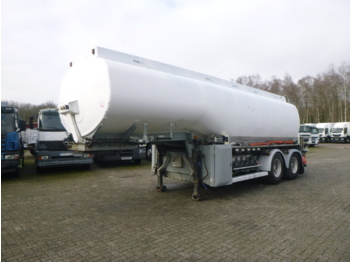Tankauflieger Für die Beförderung von Kraftstoff Crane Fruehauf Fuel tank alu 28 m3 / 5 comp + pump: das Bild 1