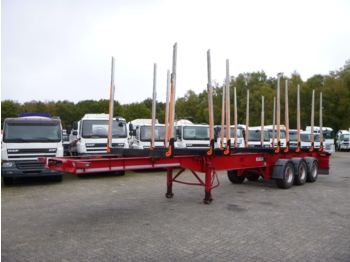 Pritschenauflieger/ Plattformauflieger Für die Beförderung von Holz Dennison Log trailer F25SKA: das Bild 1