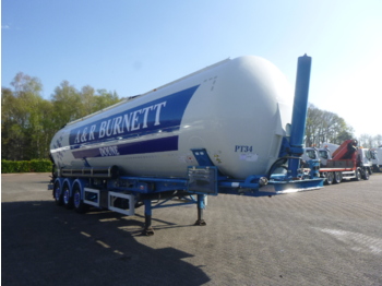 Tankauflieger Für die Beförderung von Mehl Feldbinder Powder tank alu 60 m3 / Compressor diesel engine.: das Bild 2