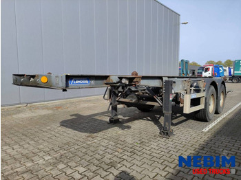Flandria OP CC 20 V 1x20" - Steel / Spring suspension  - Container/ Wechselfahrgestell Auflieger: das Bild 1