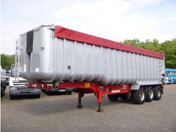 Kipper Auflieger Fruehauf Tipper trailer alu 52 m3 + tarpaulin: das Bild 1