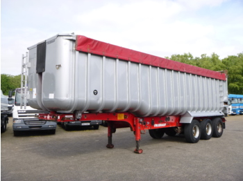 Kipper Auflieger Fruehauf Tipper trailer alu 52 m3 + tarpaulin