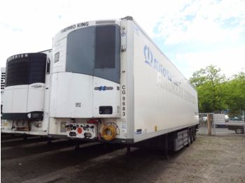 Kühlkoffer Auflieger Krone Rohrbahn,Fleisch , TK SLX 400 Strom/Diesel