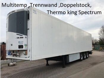 Schmitz Cargobull SKO 24 Thermoking Bi-Temp Doppelstock Trennwand  - Kühlkoffer Auflieger
