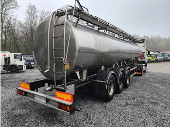 Tankauflieger Für die Beförderung von Milch MAISONNEUVE 3 ESSIEUX CITERNE INOX ISOLEE  - 4 COMPARTIMENTS (!): das Bild 3
