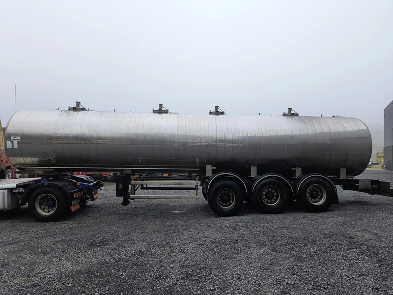 Tankauflieger Für die Beförderung von Milch MAISONNEUVE 3 ESSIEUX CITERNE INOX ISOLEE  - 4 COMPARTIMENTS (!): das Bild 6