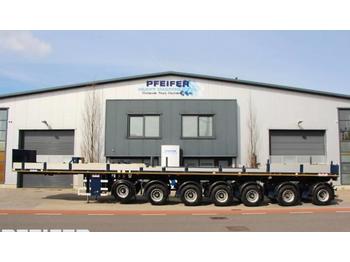 Pritsche Auflieger Nooteboom OVB 95-07 69t Load Capacity, Available For Rent.