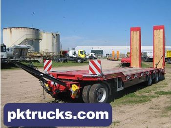 Humbaur 3-axle drawbar trailer - Pritschenauflieger/ Plattformauflieger