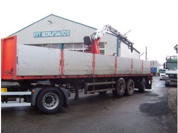 Jumbo 3 ass stenen trailer Kennis 14.000 - Pritschenauflieger/ Plattformauflieger