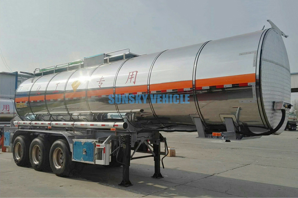 Tankauflieger Für die Beförderung von Kraftstoff, Zustand - NEU SUNSKY Fuel Tank Trailer: das Bild 10