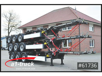 Container/ Wechselfahrgestell Auflieger Schmitz Cargobull 3 er Paket Multi 20 bis 45 , Front + Heckauszug: das Bild 1