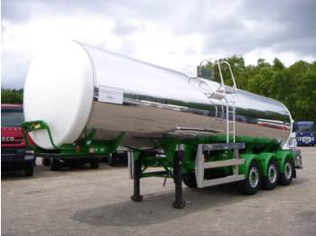 Crossland Food (milk) tank inox 30 m3 / 1 comp - Tankauflieger