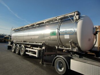 Tankauflieger Für die Beförderung von Lebensmittel Van Hool Edelstahl Lebensmittel, Druck, Heizung, Milch Auflieger 32000 Liter, 3Kammern: das Bild 1