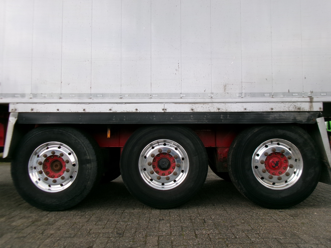 Kipper Auflieger Wilcox Tipper trailer alu 52 m3 + tarpaulin: das Bild 8