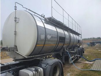 Tankauflieger Für die Beförderung von Lebensmittel XZ PROWAM-BPW beer tanker: das Bild 1