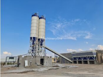 POLYGONMACH 120m3 hour stationary fix batching plant- centrale a beton stiat - Betonmischanlage