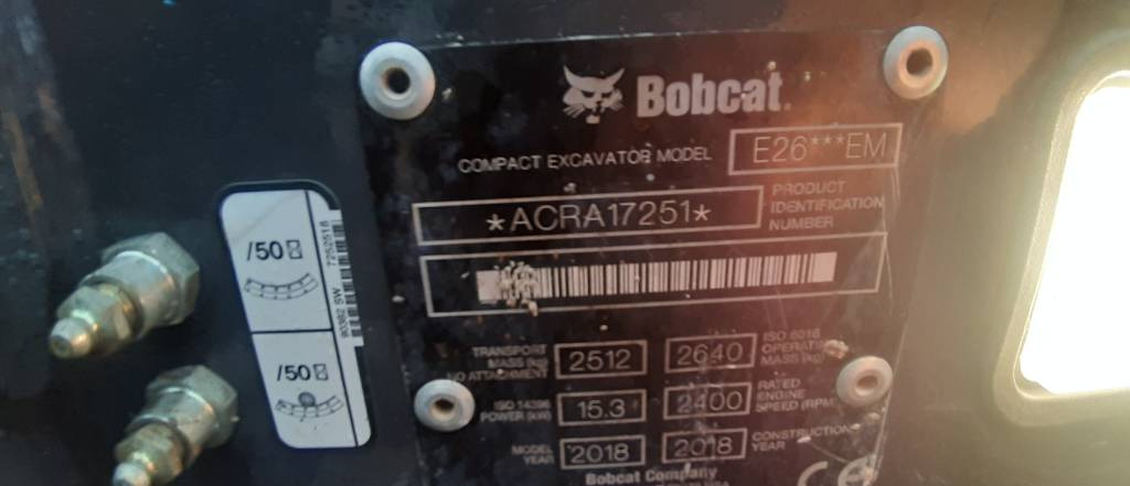 Minibagger Bobcat E 26 EM: das Bild 47