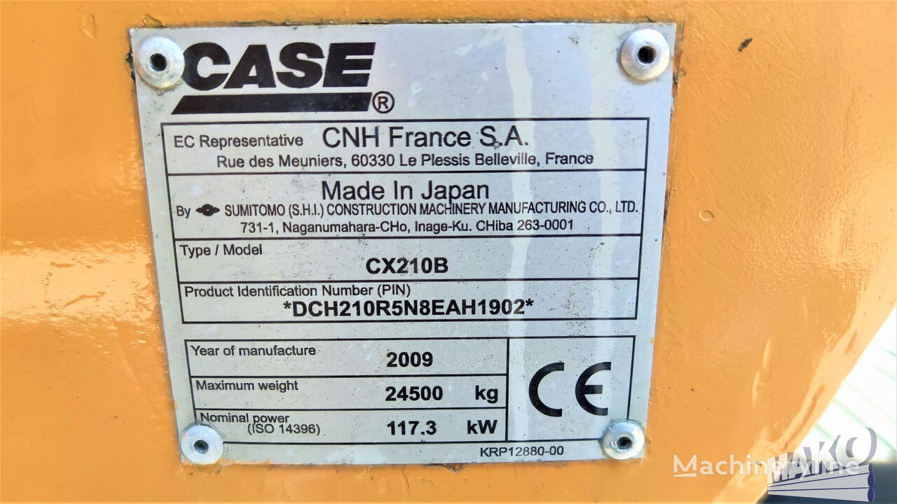 Kettenbagger Case CX210B: das Bild 12
