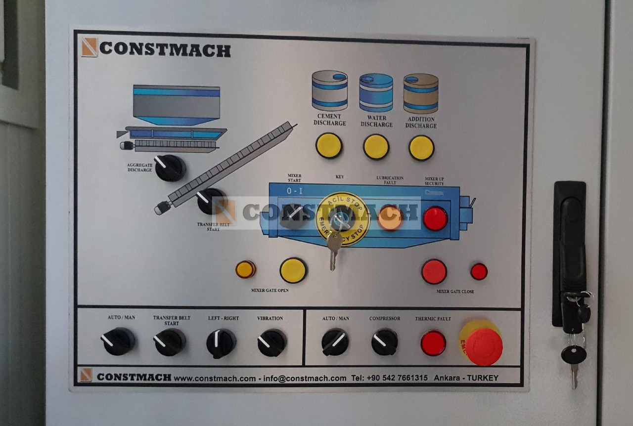 Constmach Stationary Concrete Mixing Plant 60 M3/H – Finanzierungsleasing Constmach Stationary Concrete Mixing Plant 60 M3/H: das Bild 13