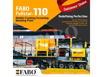 Mobile Brechanlage, Zustand - NEU FABO FULLSTAR 110Crushing, Washing And Screening  Plant: das Bild 1