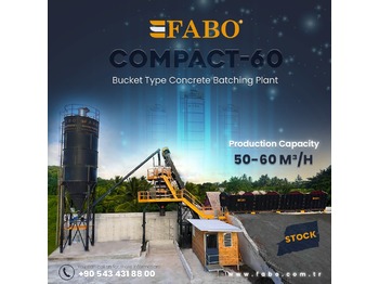 Betonmischanlage, Zustand - NEU FABO SKIP SYSTEM CONCRETE BATCHING PLANT | 60m3/h Capacity | Ready In Stock: das Bild 1