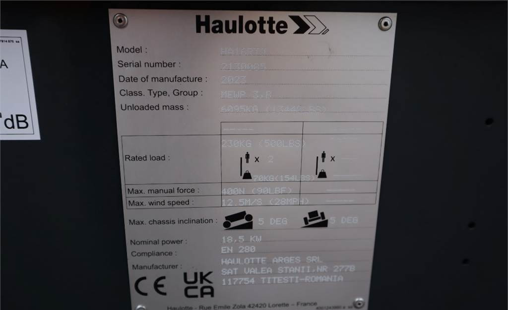 Gelenkarmbühne Haulotte HA16RTJ Valid Inspection, *Guarantee! Diesel, 4x4: das Bild 6