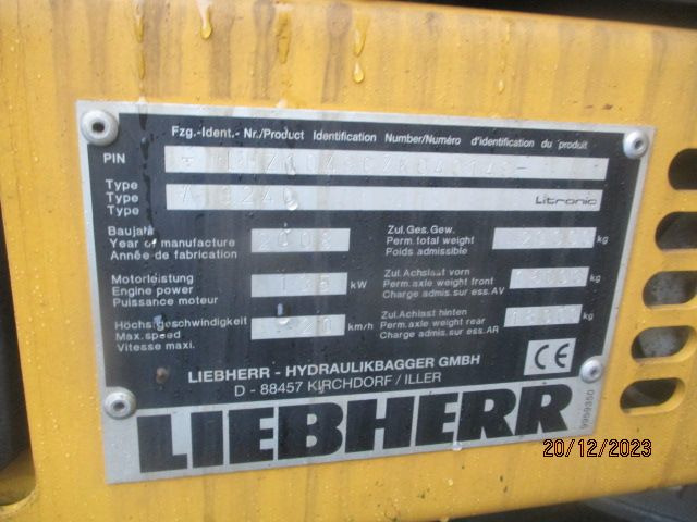 Umschlagbagger LIEBHERR A924C-2008: das Bild 23